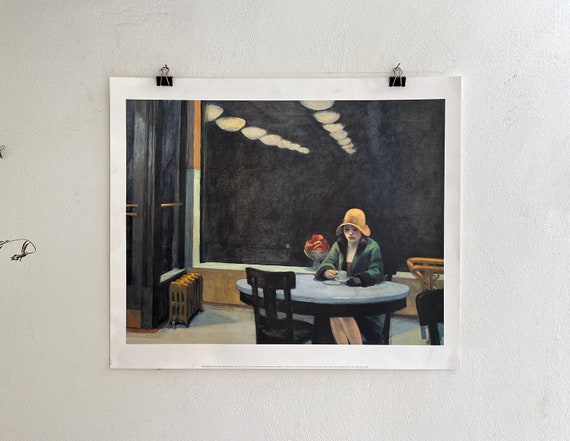 珍しいエドワード・ホッパーのオートマット絵画、公式回顧展