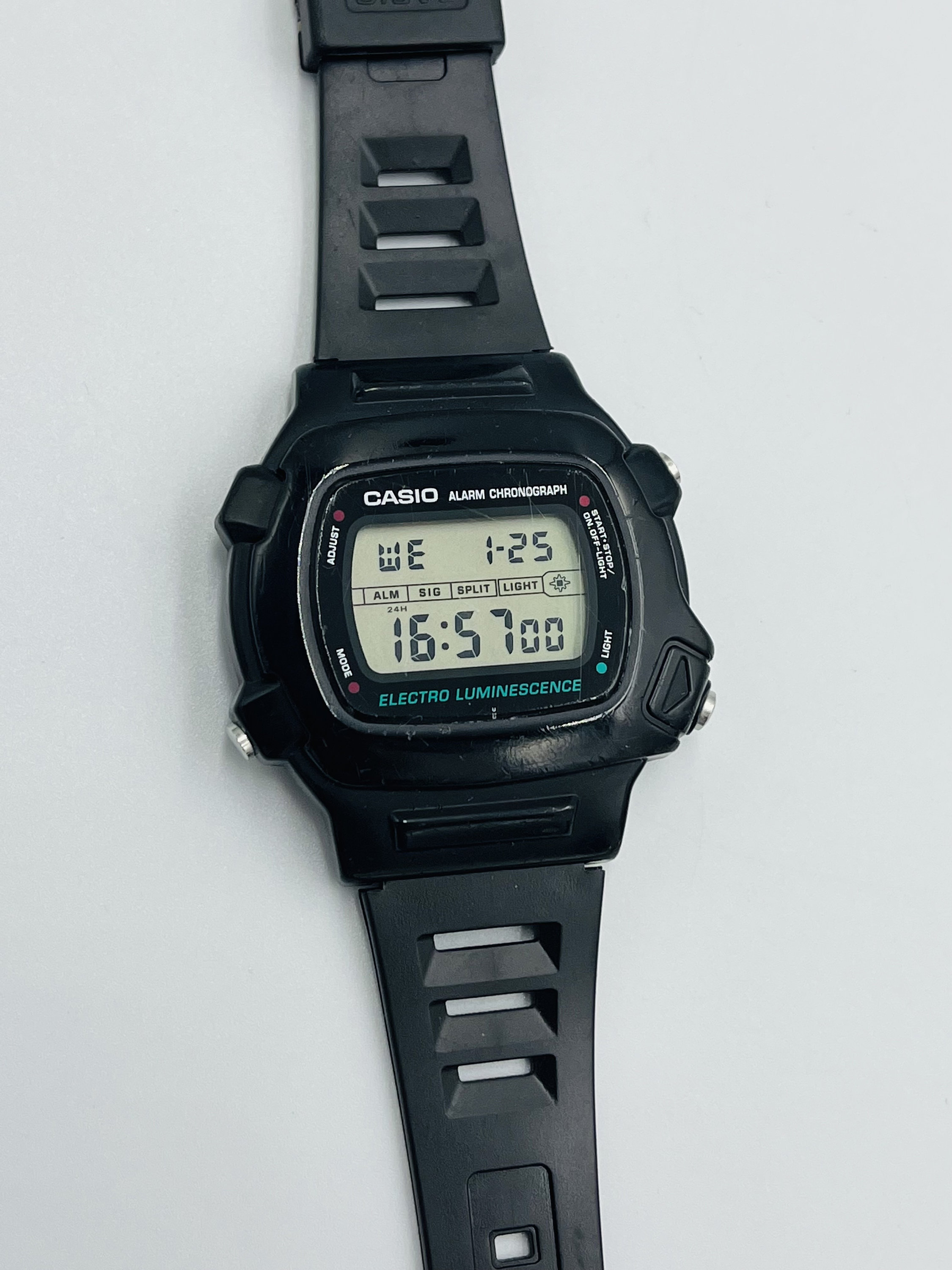 Rare CASIO W 740 1189 1980s Pre G Shock Heavy Duty Watch Electro 