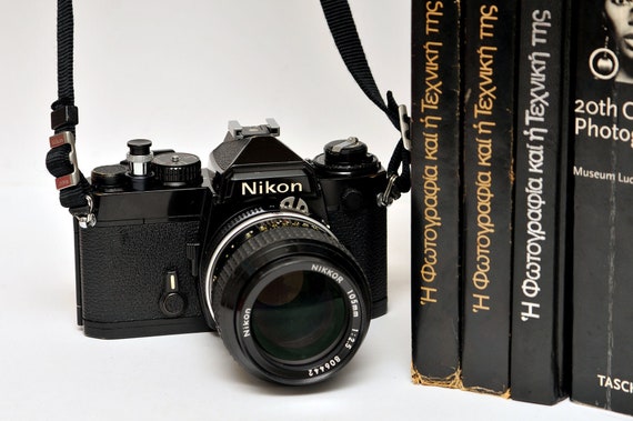 Nikon FE Nikkor With 105mm 1:2.5 Lens Vintage SLR Camera