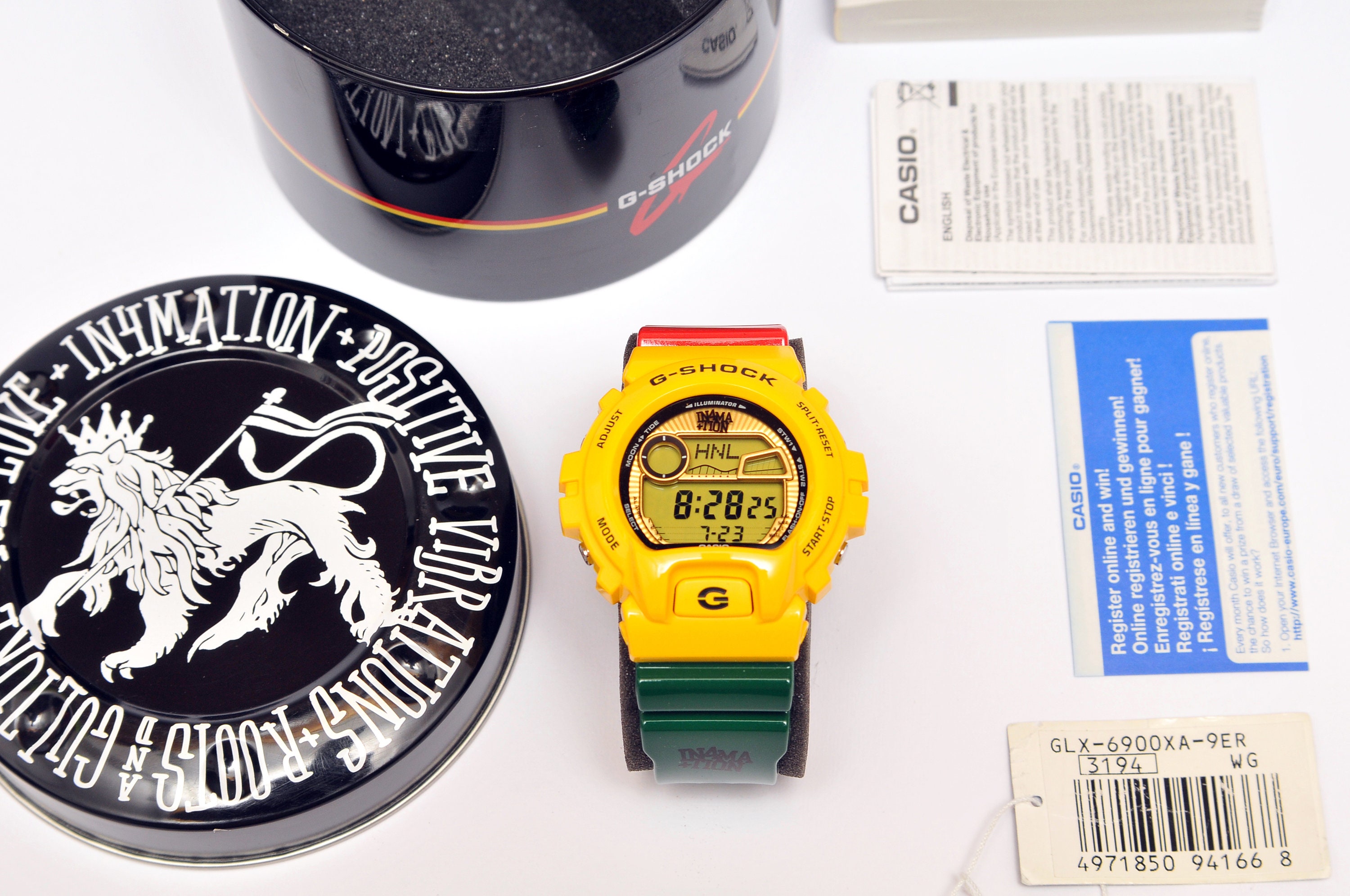 Limited CASIO G Shock Rasta Watch GLX - Etsy