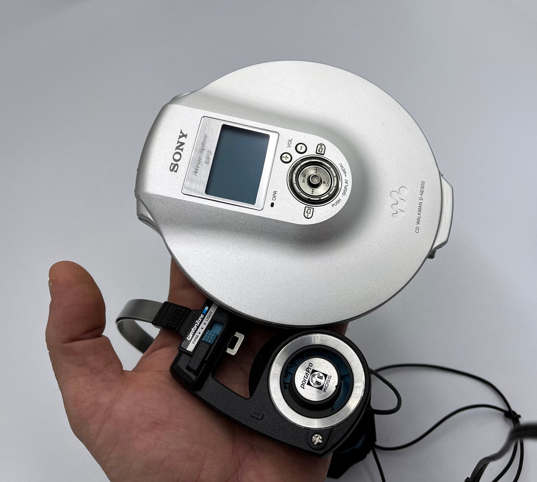 CD Mp3 Sony Walkman Cd Player Mp3 Player High End Works Perfect Discman Walkman 90s Portable Cd