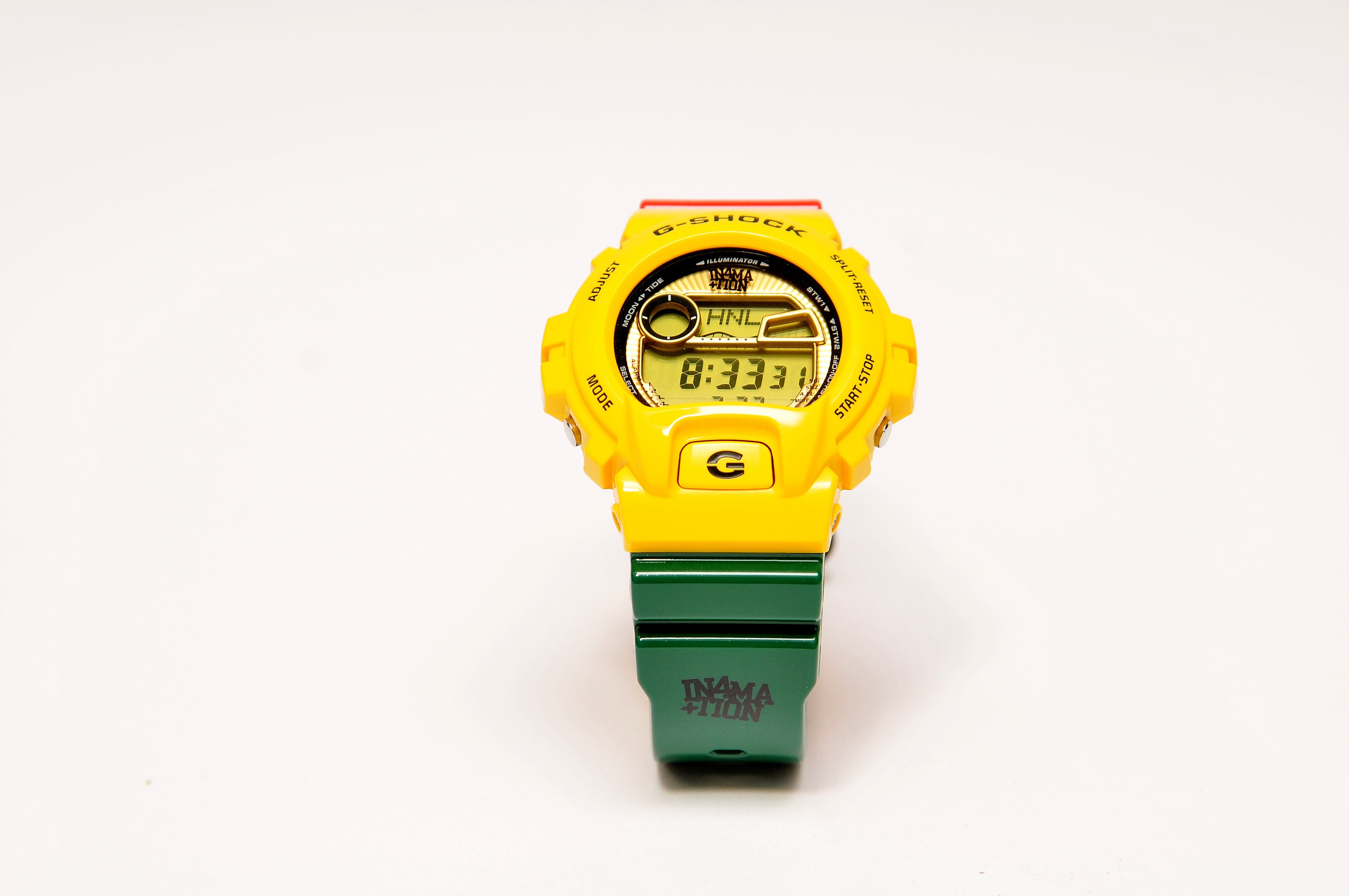 Limited Mint Rare CASIO IN4MATION G Shock Rasta Watch GLX Limited Mint Rare CASIO IN4MATION G Shock Rasta Watch GLX