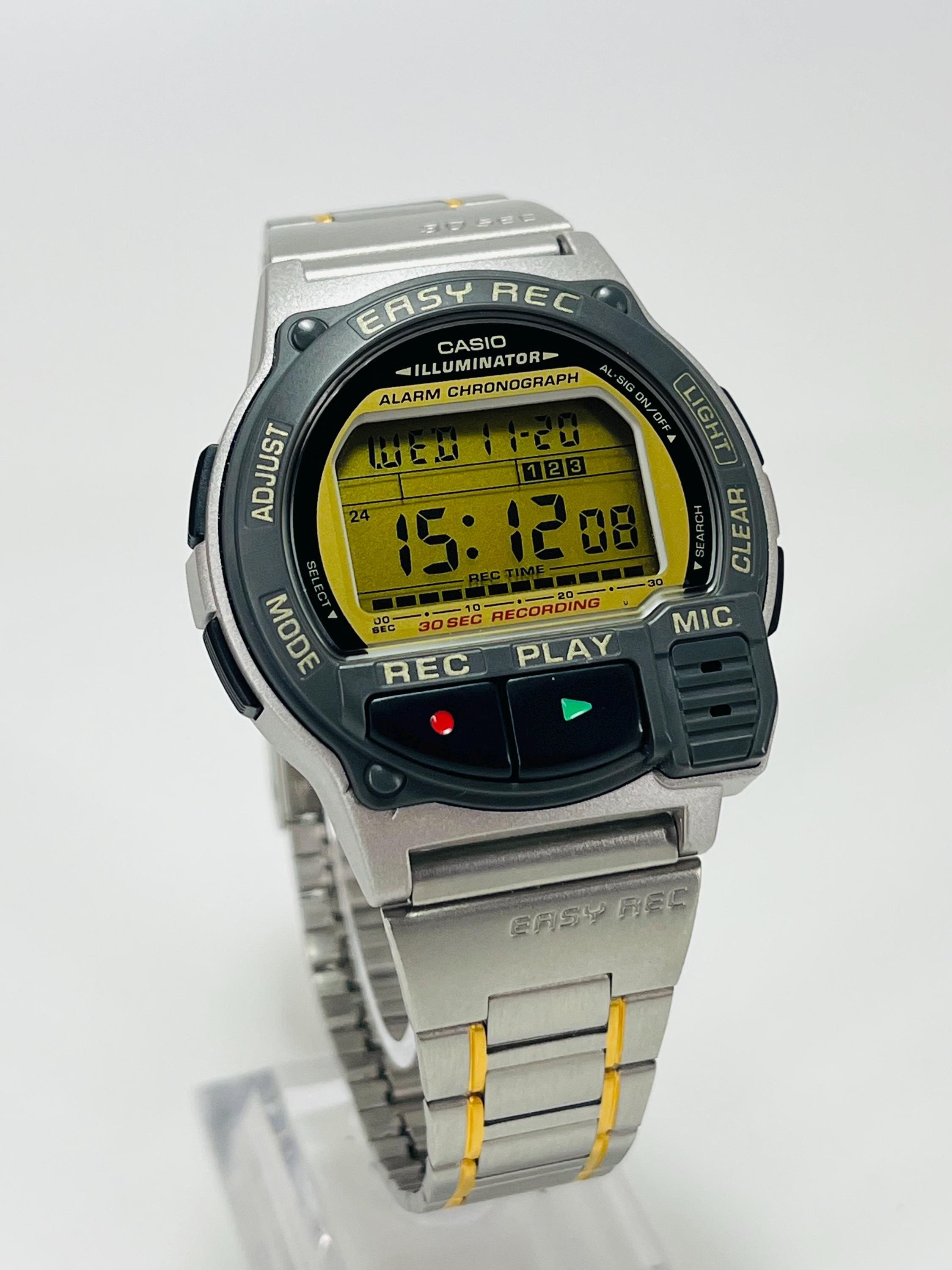 FREE Usa Shipping Full Set Casio EASY REC AV3 1589 Rare Nos Mint