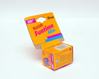 2 raras Kodak Funtime ISO 200 24 imágenes caducadas nos cámara película de 35 mm sellada en el embalaje original