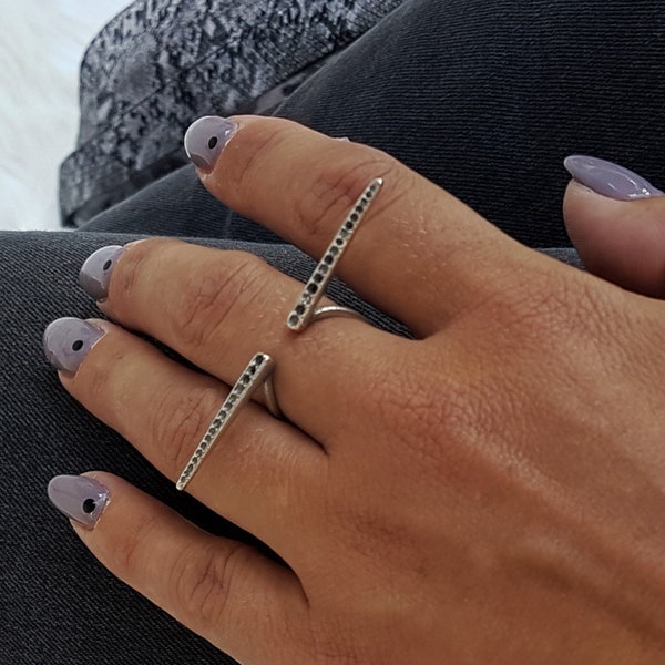 Multi Finger Ring Etsy