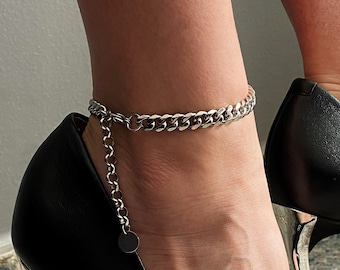アンクレット LOVE ME MONSTER Link Ball Chain Anklet L182MAK050 Cute Anklets, Delicate Infinity Love Heart Anklet With