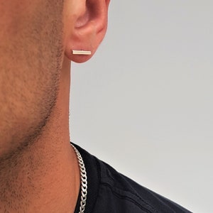 Mens earrings deals etsy