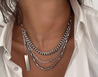 Collana Donna Acciaio con stella Argento Luca Barra CK1635 Collana Donna Acciaio con stella Argento Luca Barra CK1635