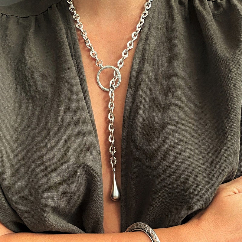 Lariat Necklace - Etsy