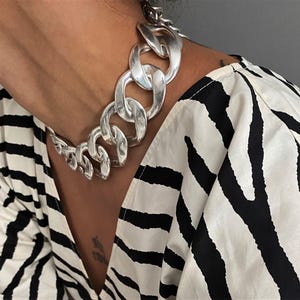 FAT× GARNI Link Silver Chain Necklace SHELLTER ONLINE SHOPはF.A.T.