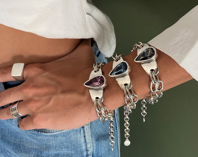 UNOde50 Cuff Bracelet with Wing Detail
