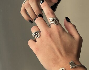 指輪・リング Key Ring Shaped Ring #7409 il_340x270.2833999176_ksmn.jpg