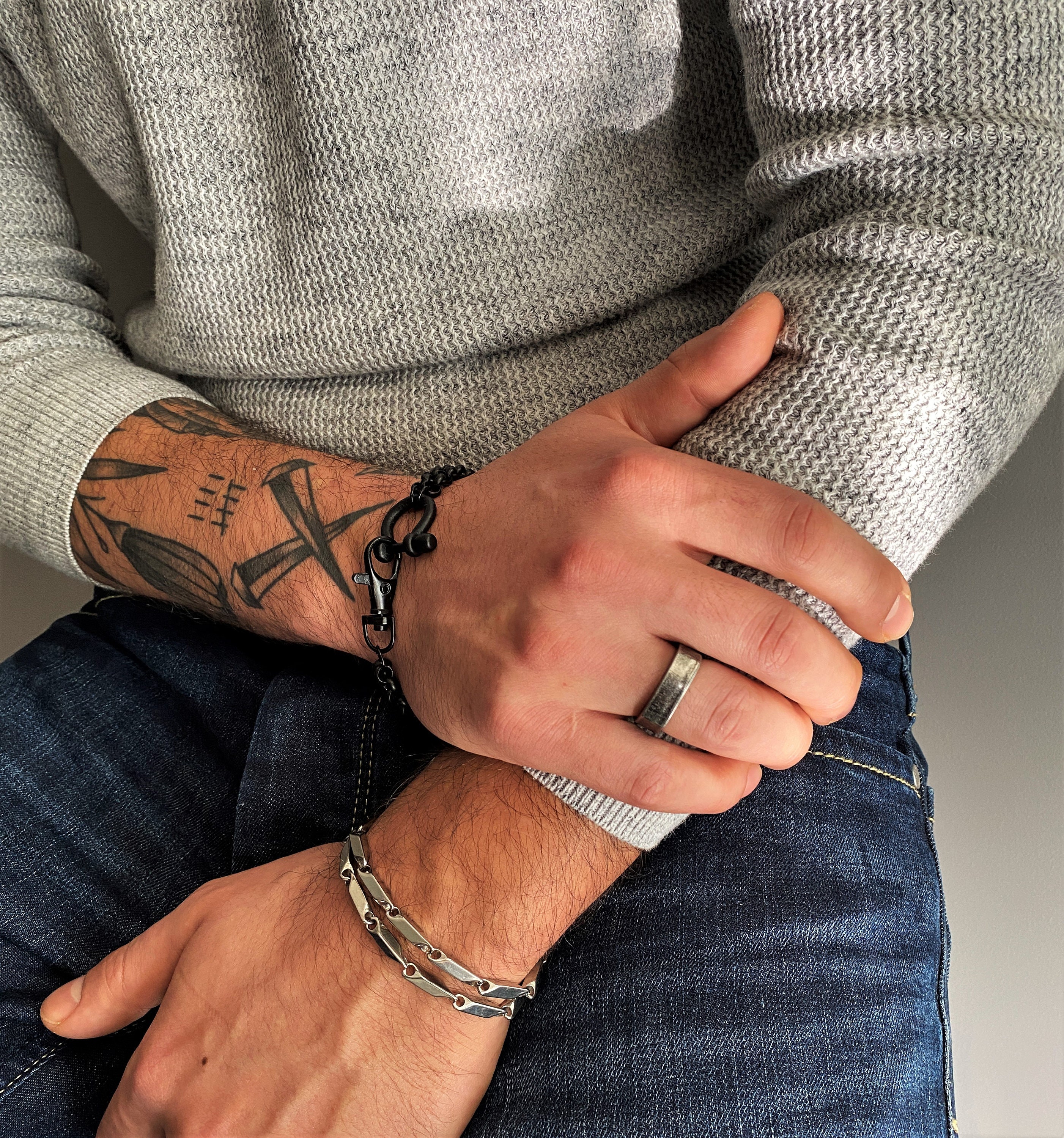 最終お値下げ！anuke motif chain bracelet ànuke - Motif Chain Bracelet / モチーフチェーンブレスレット