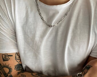 Silver snake chain necklace – JOHN LAWRENCE SULLIVAN