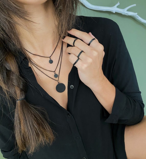 Flirting Fancy - Black Necklace - Paparazzi Accessories – Five Dollar  Jewelry Shop