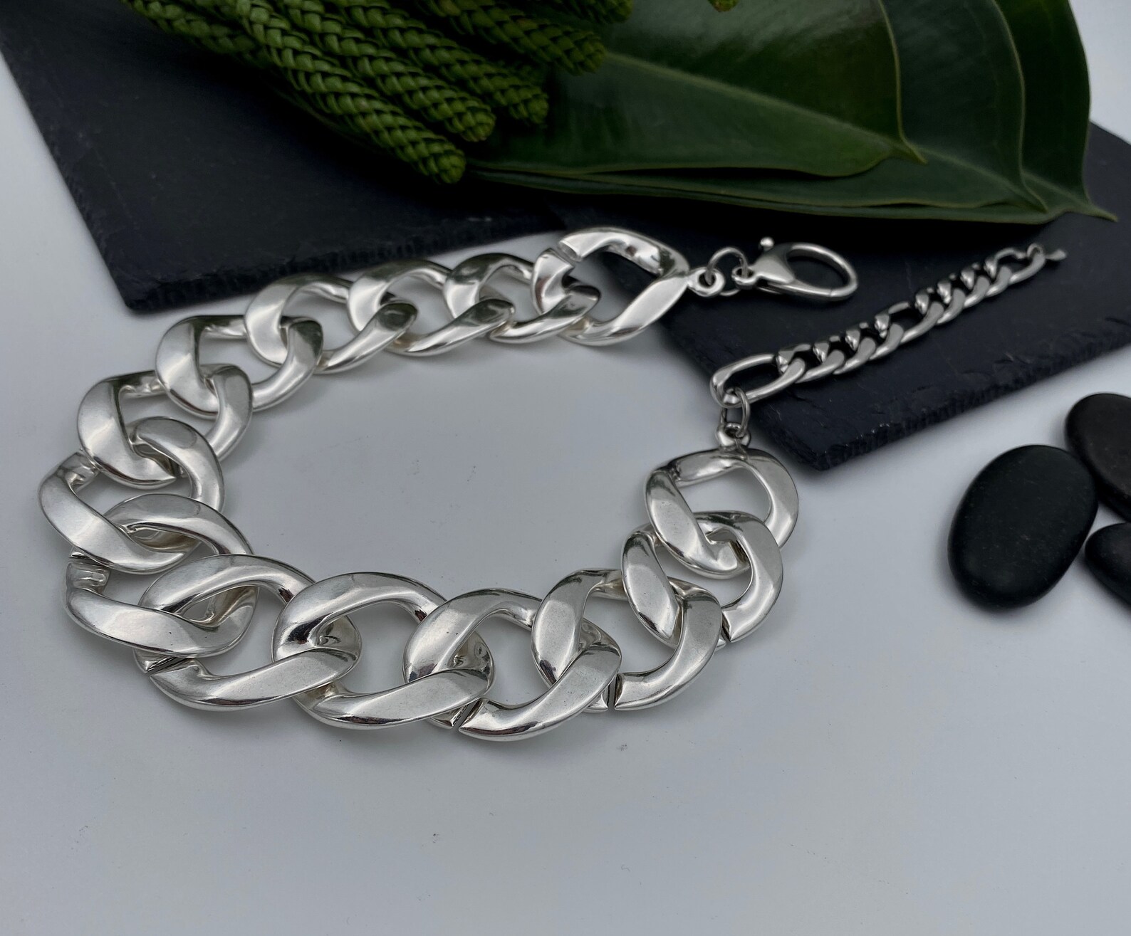 Heavy Big Links Chain Adjustable Choker Extra Large Miami - Etsy