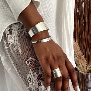 Wavy Sterling Silver Vintage Cuff - Etsy