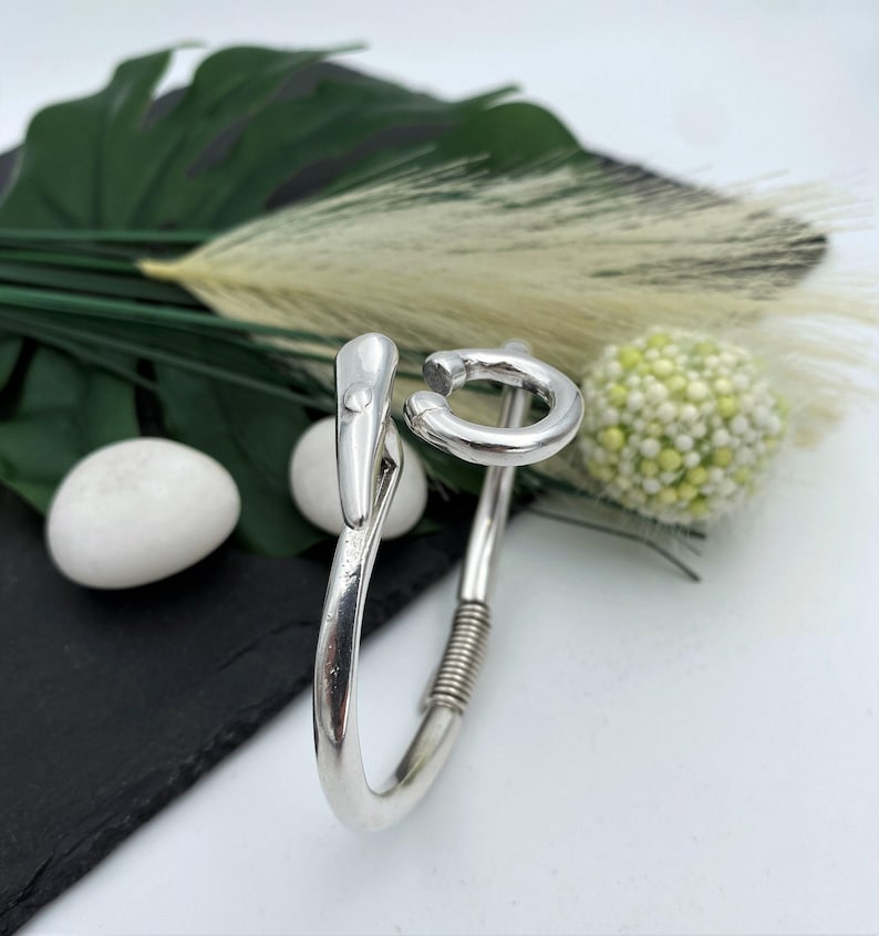Womens Silver Pickaxe Cuff Bracelet: Unisex Urban Nail & Hammer Open Mattock Bangle 1 Bracelet
