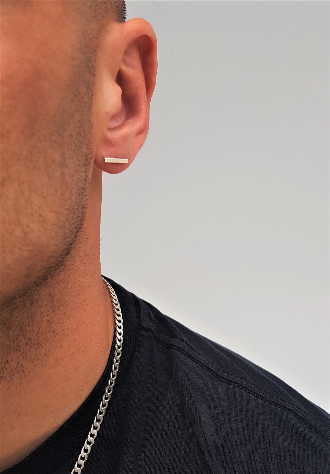 【STONEHENgE】Silver Material Stick Bar Drop Earrings SC1148 STONEHENgE】Silver Material Stick Bar Drop Earrings SC1148