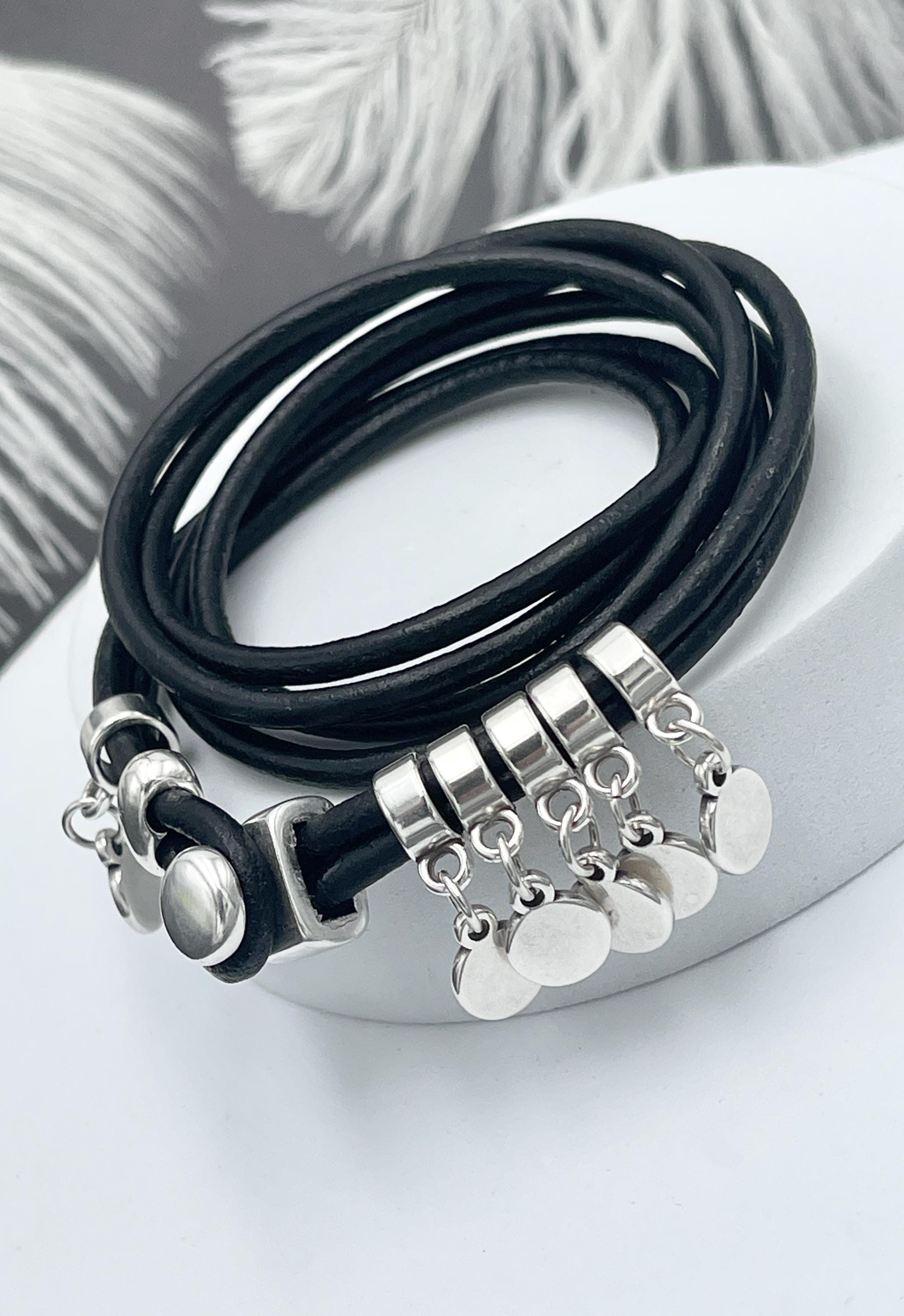 Womens Wrap Leather Cuff• Leather Bracelet• Womens Wrap