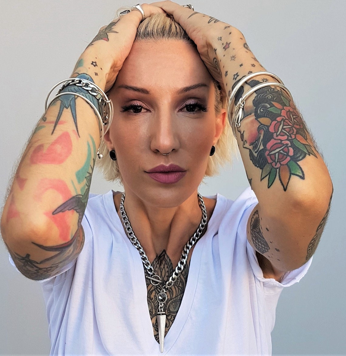 Swarovski cuban link chain Clearance