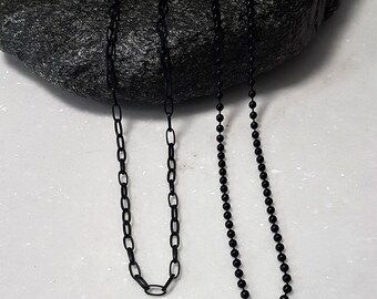 Black ring necklace new arrivals