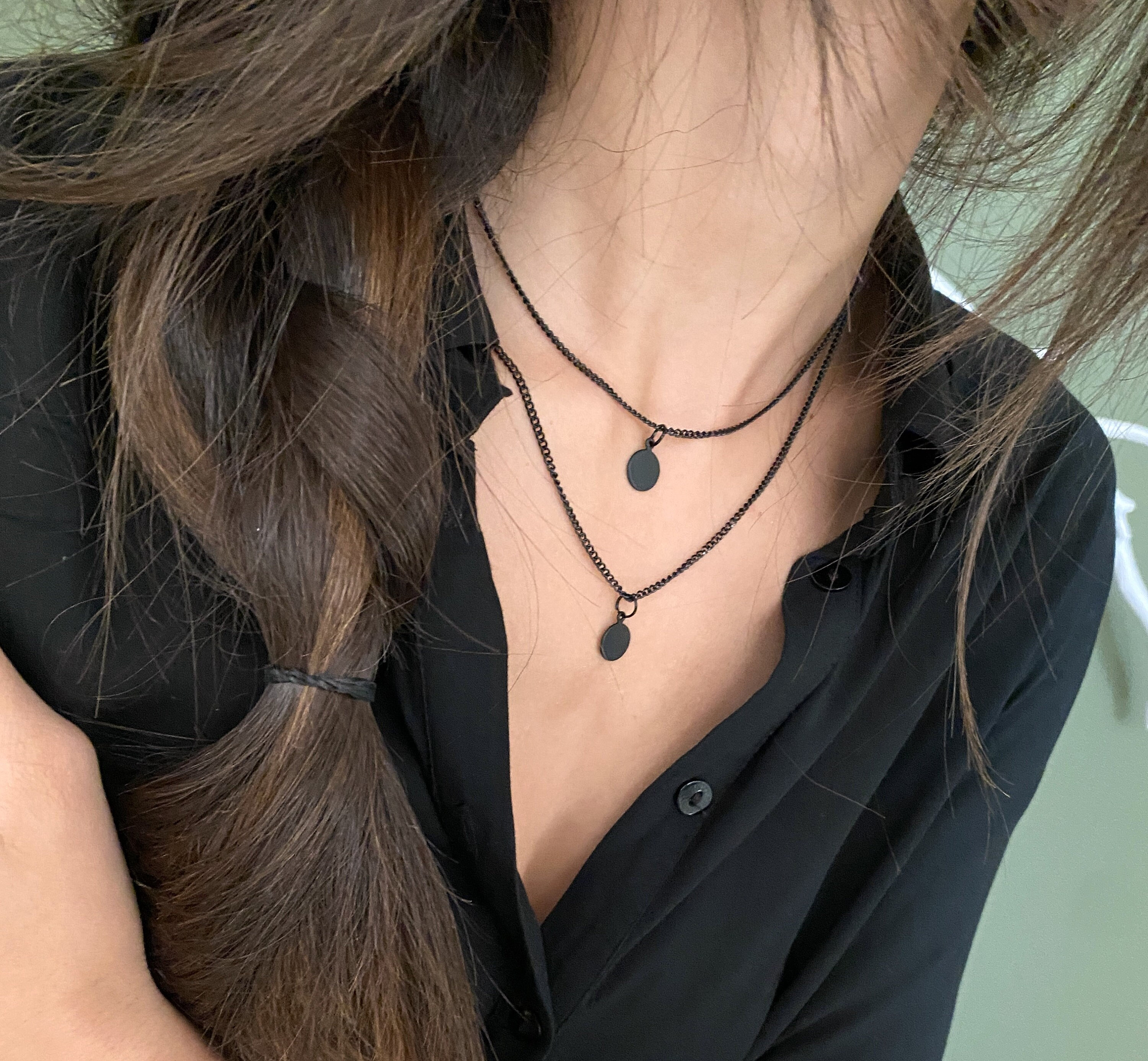 トップス melt the lady chain necklace tops melt the lady chain necklace tops black