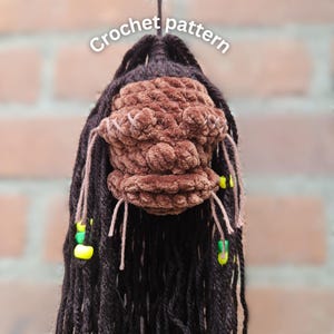 Shrunken Head Crochet Pattern, Halloween Project, Quick Make, Unique Decor, Market Seller