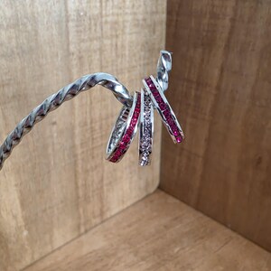 Birthstone Crystal Eternity Bands: 3mm Channel Set Stacking Rings image 6