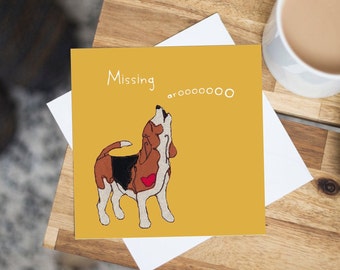 Beagle Card - Missing Aroooooo