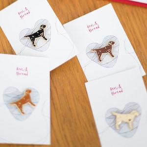 Labrador Dog Enamel Pin Badge - Side Facing - Choice of Breed Colour