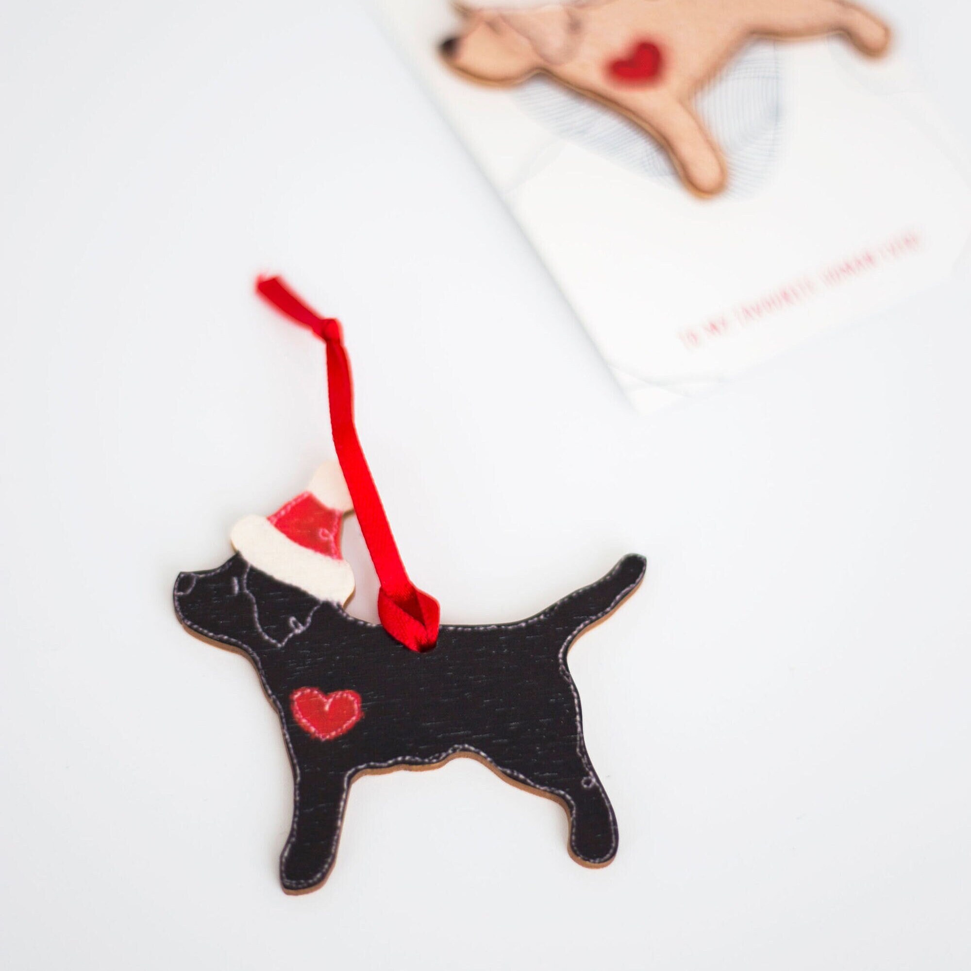 Cockapoo Dog Christmas Decoration - Small Wooden Tree Ornament - Choice ...