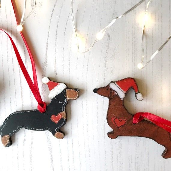 Dachshund Dog Christmas Decoration Sausage Dog Gifts Small Etsy