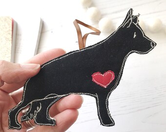 German Shepherd Gift - GSD mum gift - Dog fabric Decoration - gift for her - German Shepherd Gift - gifts for Dog Lovers
