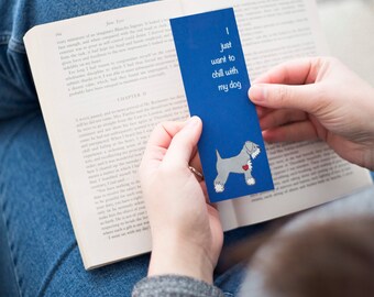 Schnauzer Terrier Dog Bookmark