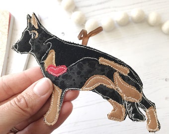 German Shepherd Gift - GSD mum gift - Dog fabric Decoration - gift for her - German Shepherd Gift - gifts for Dog Lovers