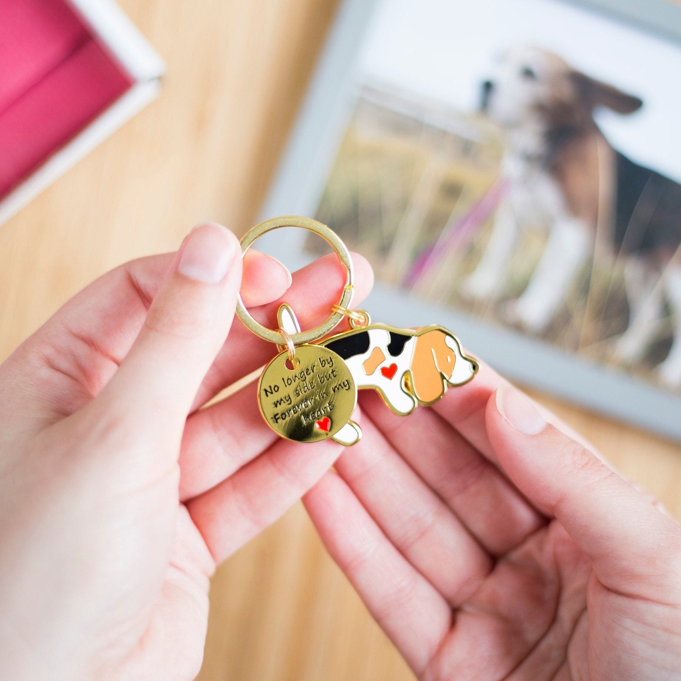 Pet Loss Memorial Keyring - Choice Of Breeds