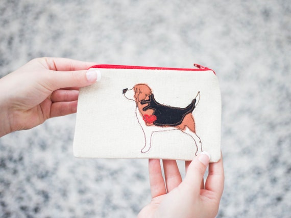 Buy Beagle Dog Fabric Coin Purse Online in India 