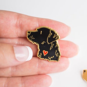 Labrador Dog Enamel Pin Badge Choice of Breed Colour image 2