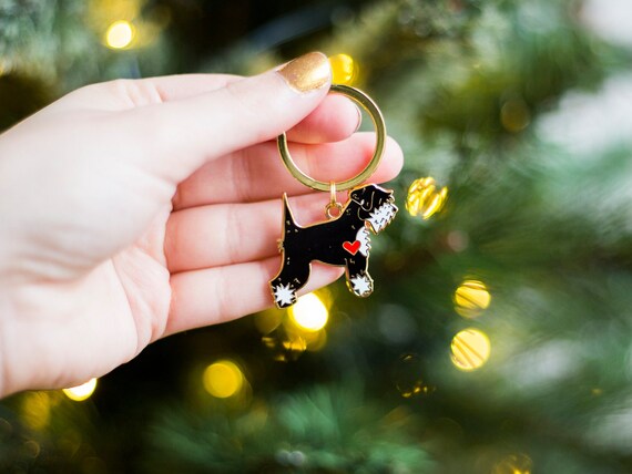 Schnauzer keyring best sale