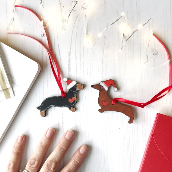 Dachshund Dog Christmas Decoration Sausage Dog Gifts Small Etsy