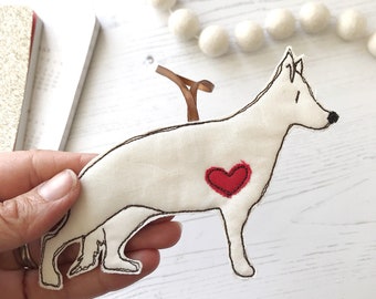 German Shepherd Gift - GSD mum gift - Dog fabric Decoration - gift for her - German Shepherd Gift - gifts for Dog Lovers