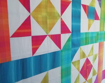 Kaleido Stars Quilt Pattern - pdf