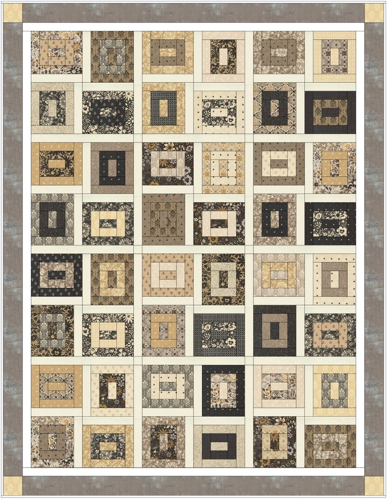 Shift and Return - Patchwork Quilt Pattern Instruction - Digital Download image 13
