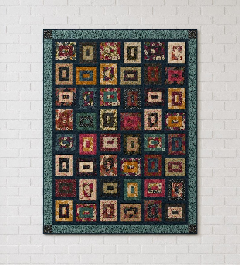 Shift and Return - Patchwork Quilt Pattern Instruction - Digital Download image 1
