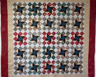 NEW Granny Stars - Patchwork Quilt Pattern Instructions - PDF download