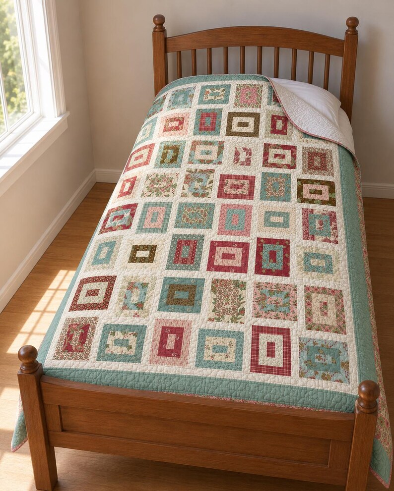 Shift and Return - Patchwork Quilt Pattern Instruction - Digital Download image 7