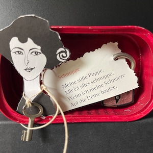 Poesie d'amore, assemblaggio, collage, scatola delle ombre, diorama