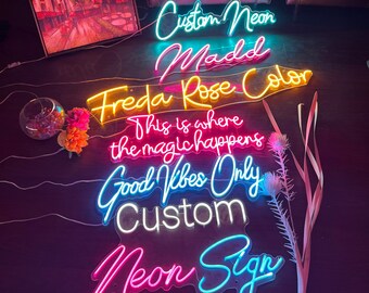 Custom Neon Sign | Neon Sign | Personalized Gifts | Wedding Signs | Name Signs | Led Neon Lights | Neon Sign bar | Customize Neon Sign