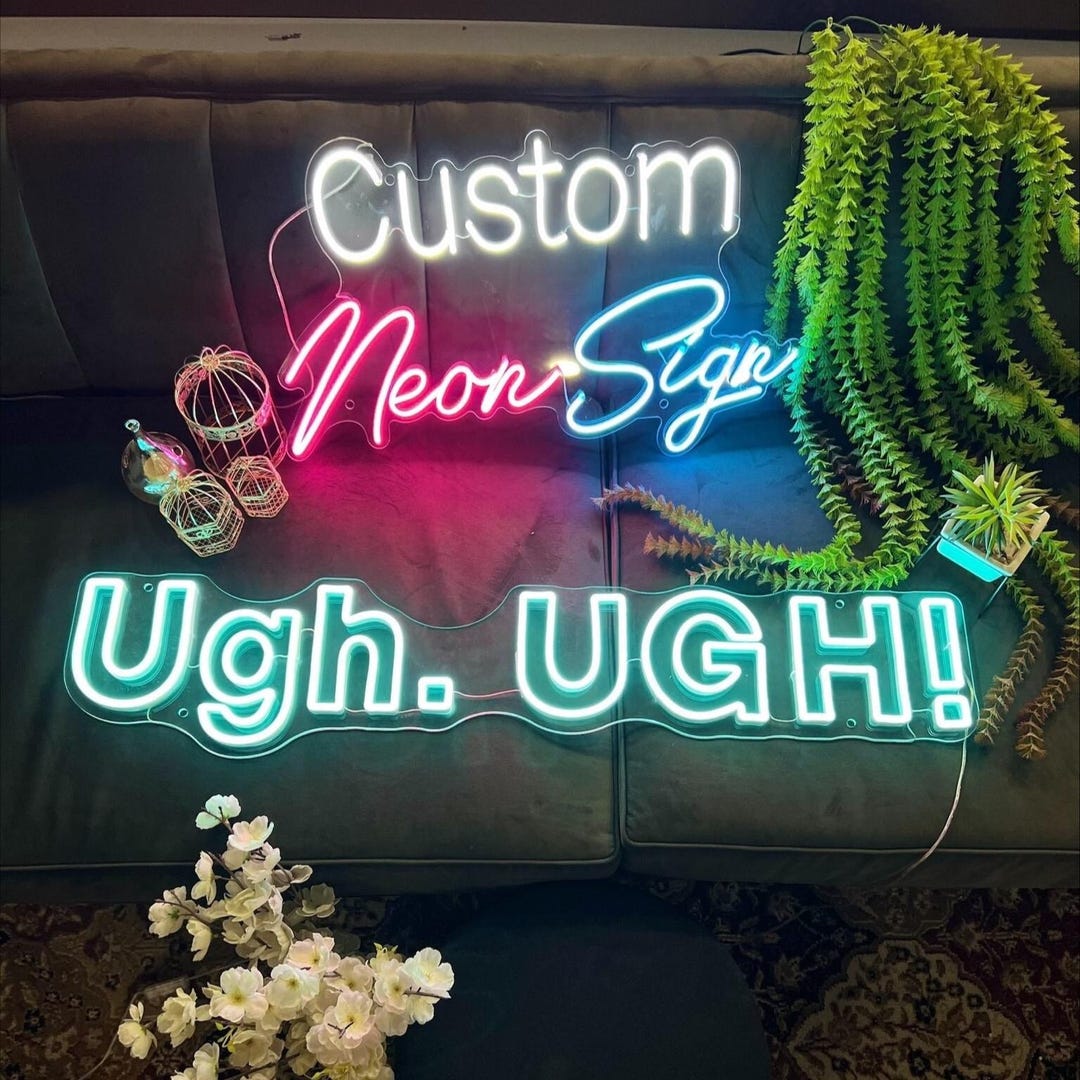 Custom Neon Name Sign Gift – LED Neon Wall Decor for Home or Business ...